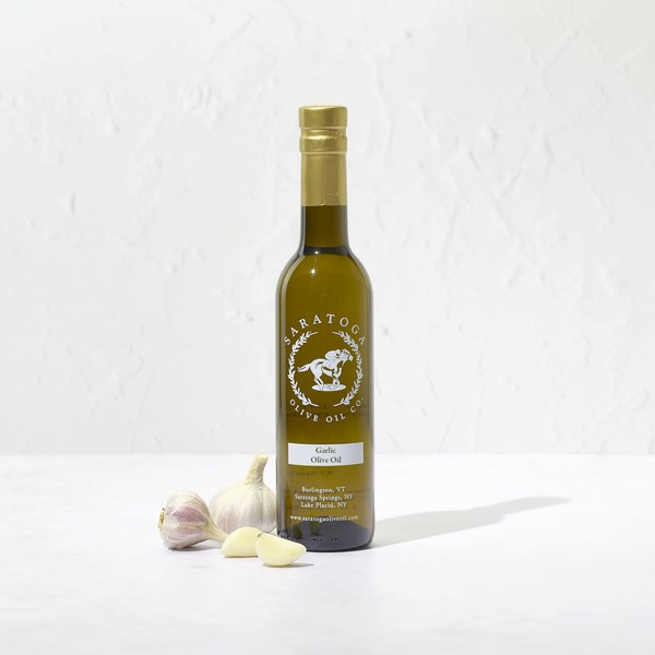 Saratoga Olive Oil Company Aceite de oliva con infusión de ajo, 200 ml