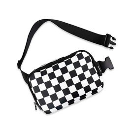 FANDARE Crossbody Fanny Pack for Women Men Waist Packs Belt Bag Bum Sling Bag for Enjoy Sports Festival Workout Traveling Running Workout Dog Walking Outdoors Hands-Free Wallets Waist Pack Phone Bag