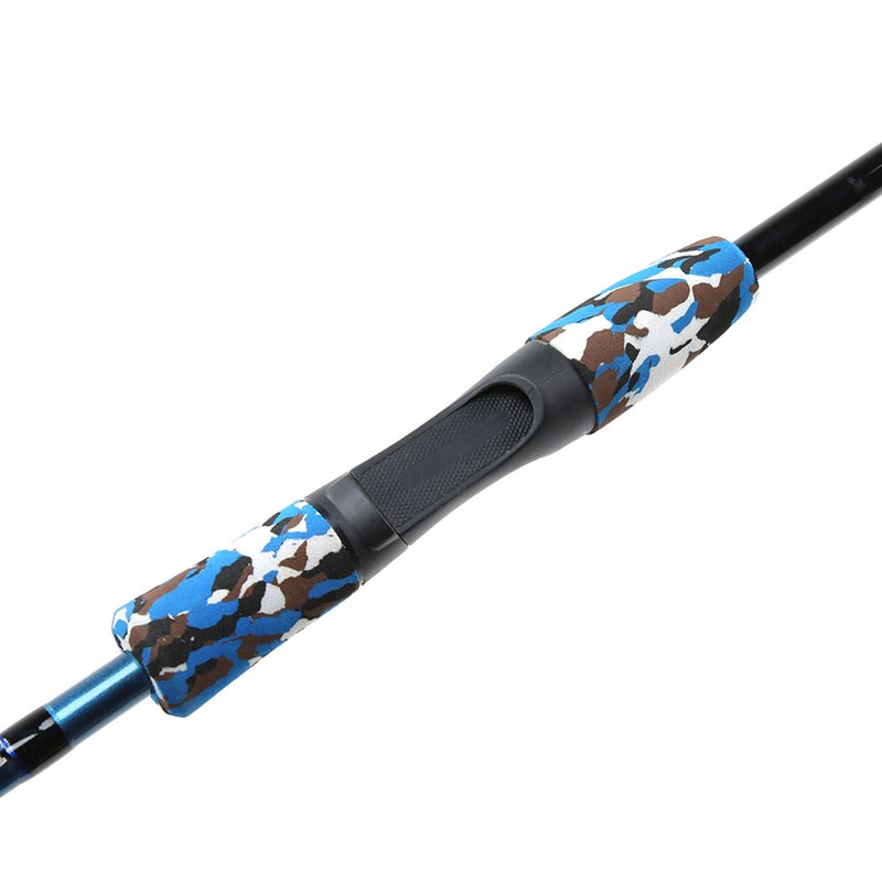 Carbon Fiber Light Weight Spinning Fishing Rod Telescopic Fish Stick(blue