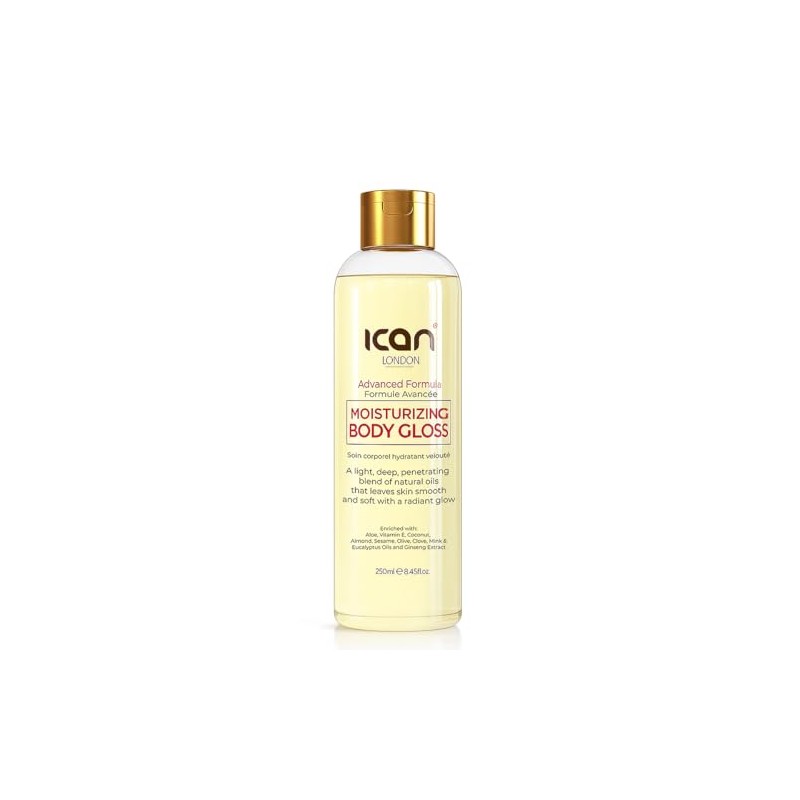 ican London Moisturizing Body Gloss Oil 250ml