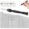 57 Pcs Pin Vise Precision Pin Vise Hand Drill with