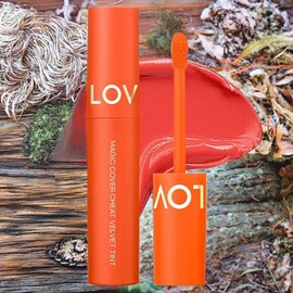 Lovely CC Natural Soft Lip Tint Magic Cover Cheat Velvet Tint No. 3 Orange Red 1 3.6g / 러블리씨씨 자연유래 부드러운 립틴트 매직 커버 치트 벨벳 틴트 3호오렌지레드 1개 3.6g