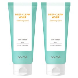 [Vegan Beauty] Point & Deep Clean Whip Cleansing Foam, 200g, 2 pieces / [비건뷰티] 포인트앤 딥클린 휩 클렌징 폼, 200g, 2개