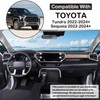 Aunginsy Central Control Dashboard Panel Strips Trim Compatible with Toyota