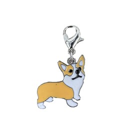 Moplusea Corgi Keychain, Corgi Gifts For Corgi Lovers, Welsh Corgi Keyring Charm For Women Girls (ZKC05 Small Corgi)