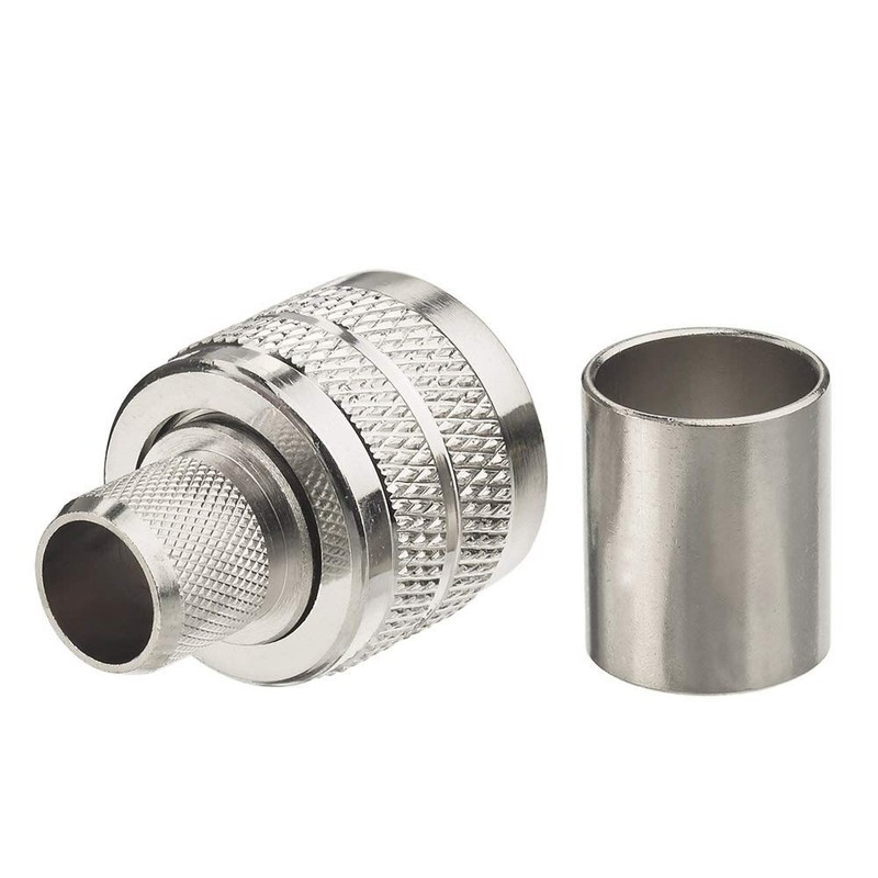 wlaniot PL259 Crimp Connector PL-259 Plug Male Connector pl259 pl-259