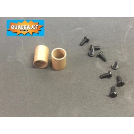 Quadrajet primary bushing set with screws. Quadrajet Power LLC