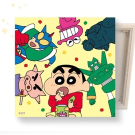 I Love Painting DIY Canvas Type Crayon Shin-chan Diamond Cross Stitch 25x25cm Crayon Shin-chan and Toy Friends / 아이러브페인팅 DIY캔버스형 짱구 보석십자수 25x25cm 짱구와 장난감친구들
