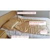 OctoRose Durable Large Size Silky Satin Cocoon Sleep Sack Sleep