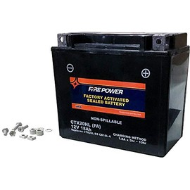 Fire Power Sealed Factory Activated Battery CTX20HL-BS(FA) Compatible With Kawasaki KZ1000B/K Ltd 1981-1982