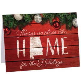 Fox Valley Traders Custom Home State Christmas Card set of 20, Alabama