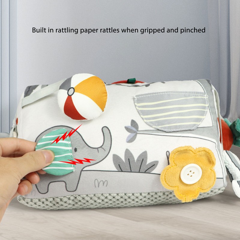 Baby Tummy Time Pillow Multifunctional Toddler Pillow for Early Education
