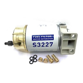 S3227 Outboard Engine Fuel Filter With Clear Bowl Base Filter Element Fuel Water Separator For Marine Engine Boat
