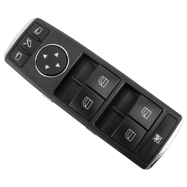 BOXI Front Left Driver Side Power Window Switch Compatible with W212 E-Class W204 C-Class 207 for Mercedes Benz C117 G500 G550 C250 C300 C350 C63 AMG GLK250 GLK300 GLK350 | A2049055402 2049055402