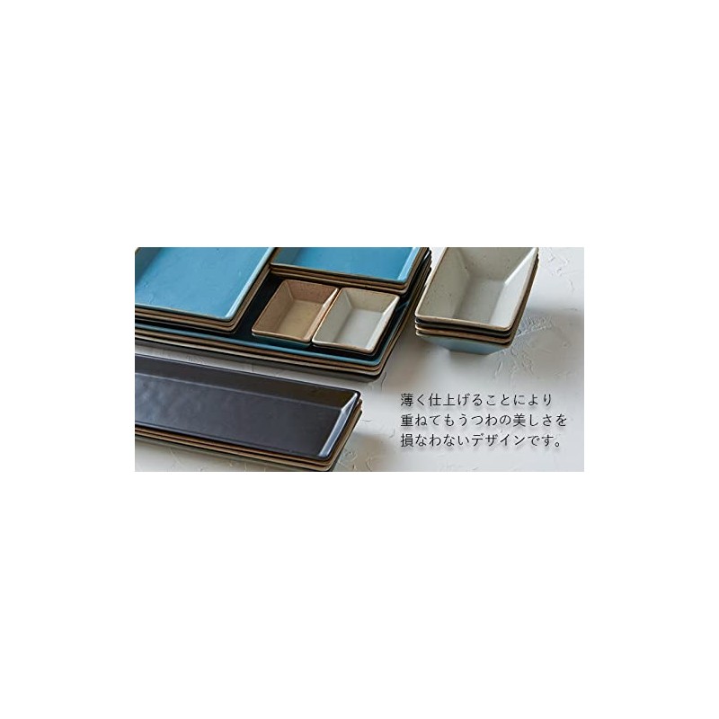 TAMAKI T-937761 Casane Wide Plate, 10.6 inches (27 cm), Width