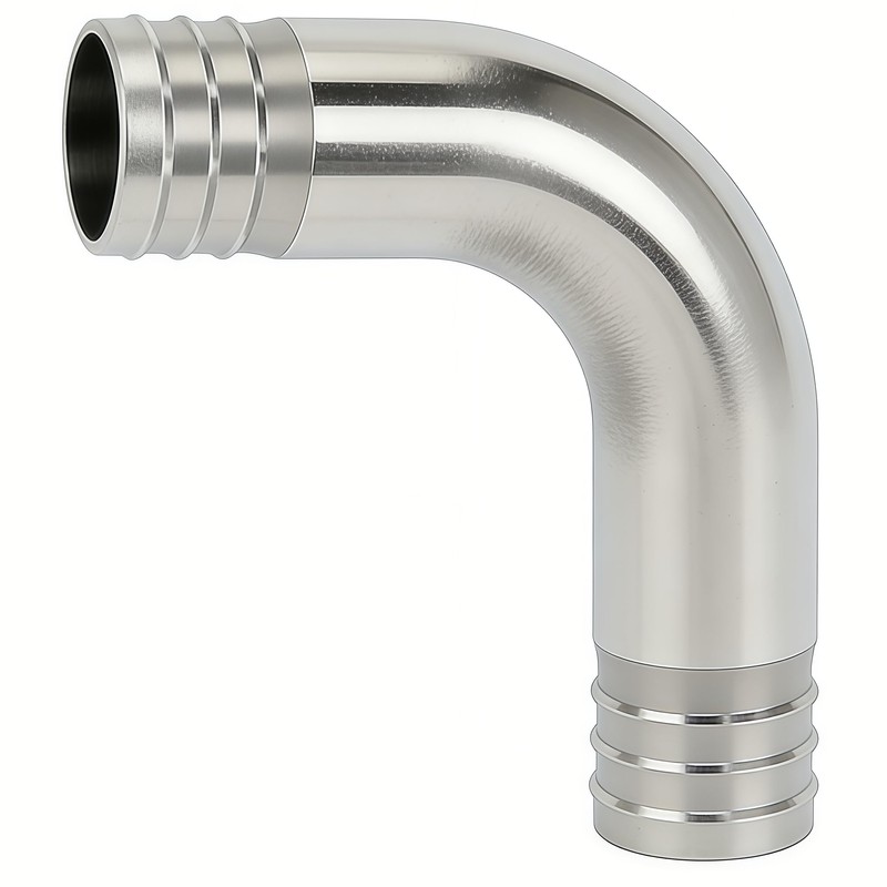 Closmos Stainless Steel 304 Sanitary Hose Barb Fitting 1-1/4" Barbed