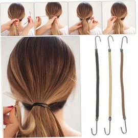 IWOWHERO 15pcs Bungee Hair Ties for Women Elastic Styling Ponytail Holders Hair Cords for Daily Use