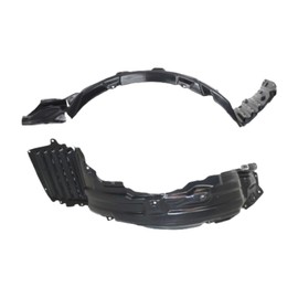 For Mitsubishi Lancer 2011 2012 2013 Fender Liner Driver And Passenger Side | Pair | Front | Made Of Plastic | Replacement For MI1248121, MI1249121 | 5370B101, 5370B102