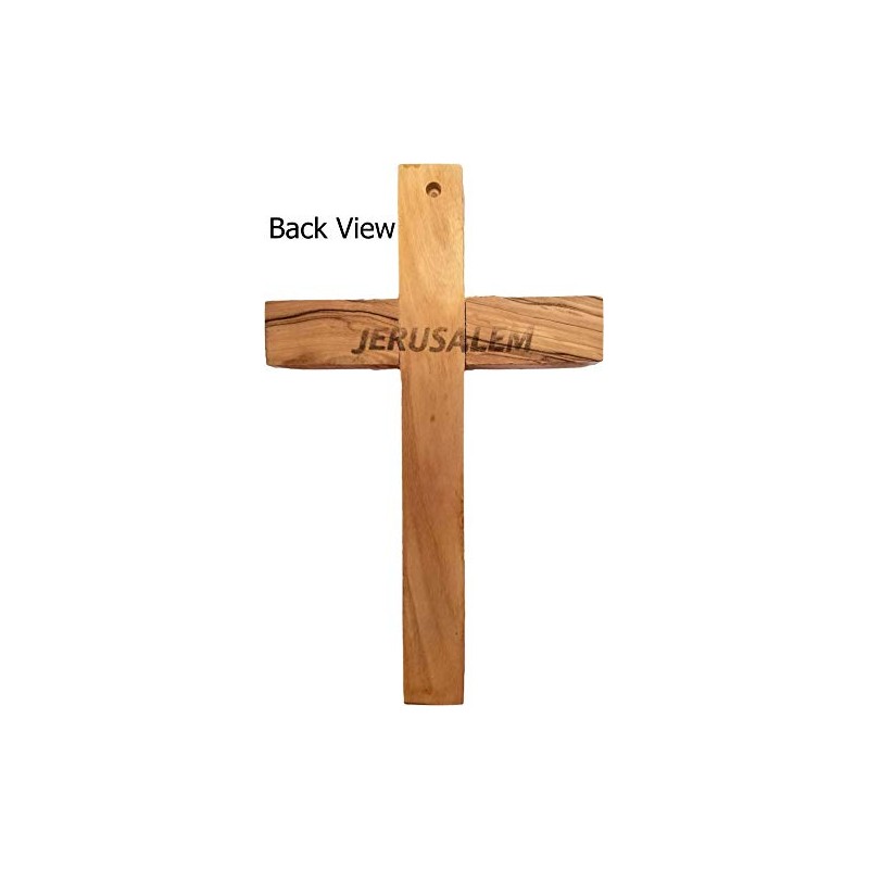 Logos Trading Post Holy Land, Jerusalem, Olive Wood Wall Cross