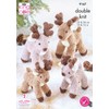 King Cole Truffle DK Reindeer Knitting Pattern (9167)