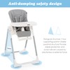 INFANS High Chair for Babies & Toddlers, Foldable Highchair with