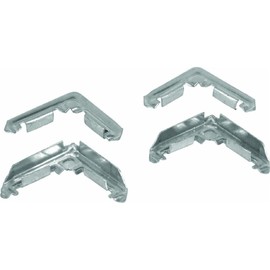 Prime-Line Mill Metal 7/16 in. W x 3/4 in. L Screen Frame Corner 1 pk
