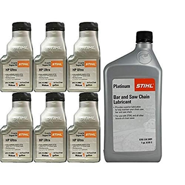 Stihl 0781-516-5003 Platinum Bar and Chain Oil (1) and 0781-313-8002