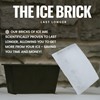 The Ice Brick, Silicone Ice Mold for Long Lasting Ice