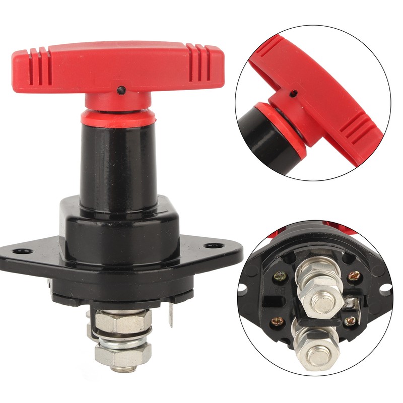 Battery Disconnect Switch 12V 24V Power Cut Off Kill Isolation