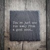 Slate Running Coaster - You're Just One Run Away From