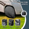 Trailer Tire Cover,Tire Covers for RV Wheel,Universal Waterproof Caravan Wheel