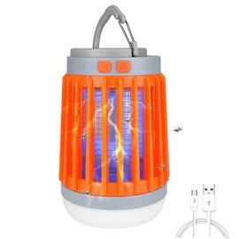 Outdoor Electric UV Light Mosquito Flies and Insect Killer Lamp USB Rechargeable Portable Camping Lamp LED Tent Lamp