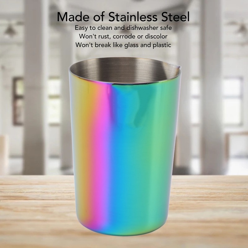 Bartending Cup Dishwasher Safe Rust Proof Stainless Steel Cocktail Mixing