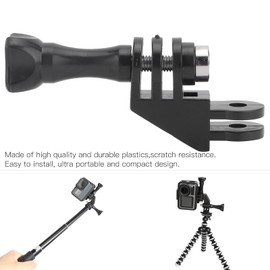 90 Degree Elbow Mount Adapter, Vertical Bracket Adapter Elbow Adapter 1/4in Screw Adapter for GoPro 8 7 6 5 9 Action Camera, Etc