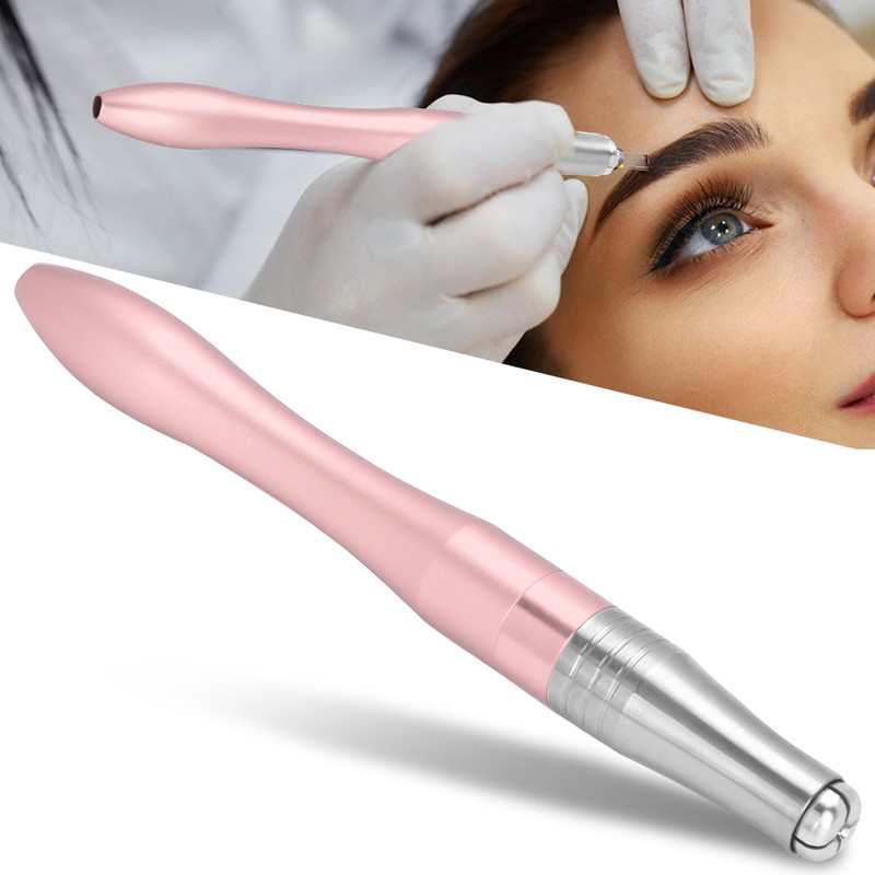 Microblading Pen Manual Tattoo Pen for SemiPermanent Makeup Eyebrow Tattoo(Rose