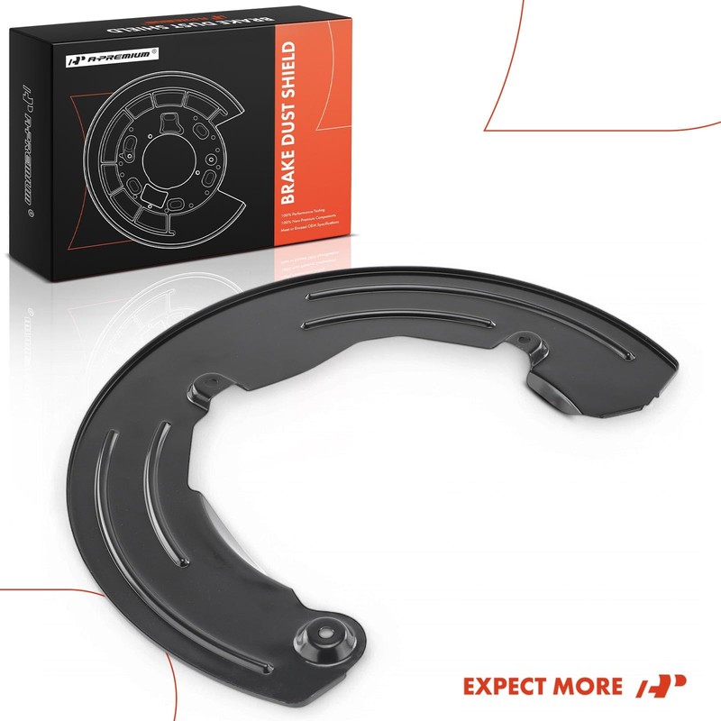 A-Premium Front Passenger Side Brake Dust Shield Compatible with Ram