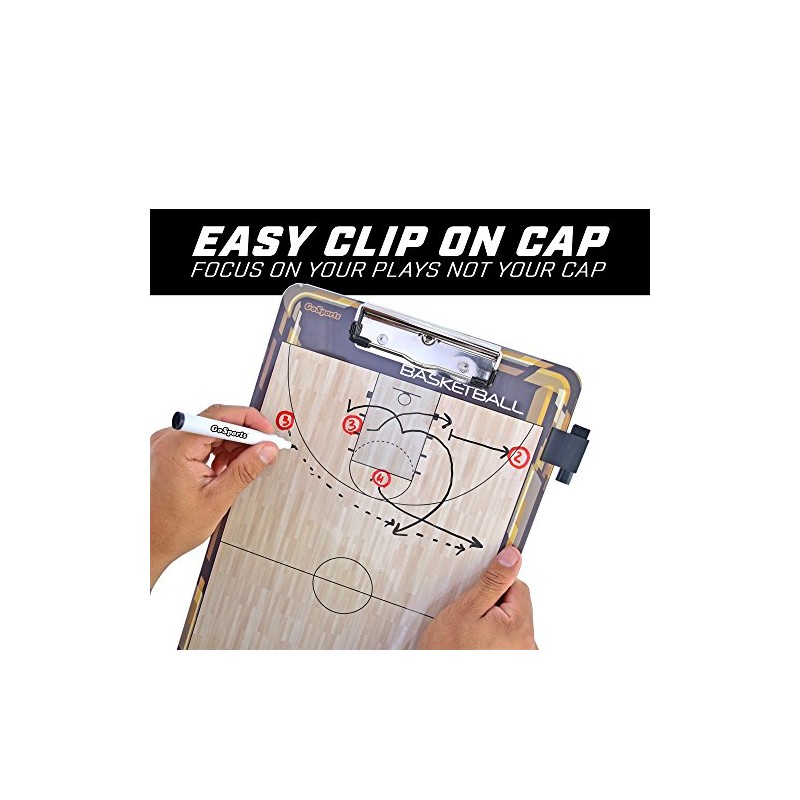 GoSports Coaches Board Dry Erase Markers 6 Pack | Includes