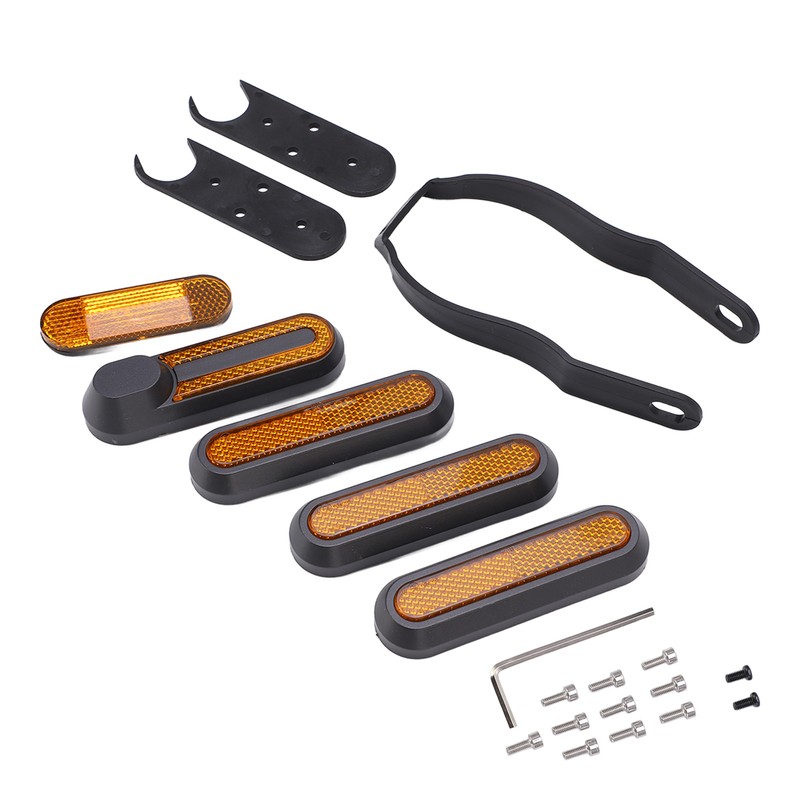 Wheel Reflective Strip Scooter Night Reflector Parts with Screws Bracket