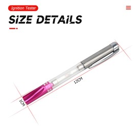 CGEAMDY Ignition Test Pen, Spark Tester Ignition Tester, Electronic Car Fault Detector, Spark High Voltage Cable Ignition Coil Tester, Wires Coils Diagnostic Tool