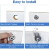 Cylinnda Cabinet Locks with Keys, 1-1/2" Long Cam Locks keyed