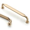 Asidrama 10 Pack 6.3 Inch(160mm) Brushed Brass Kitchen Cabinet Handles,