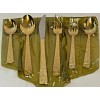 Cellini Romanesque Vtg Cellini Romanesque 1968 Roses Gold Electroplate Silverware