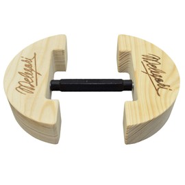 Melegari CAPPELLERIA Hat Width Natural Wood | Hat Stretcher | Hat Shape | Hat Care | Hat Maintenance, beige