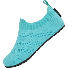 SAGUARO Lightweight Baruss Slippers Non-Slip Breathable Slippers for Boys Girls Toddlers Size 18-37, Sky blue, 20 / 21 EU