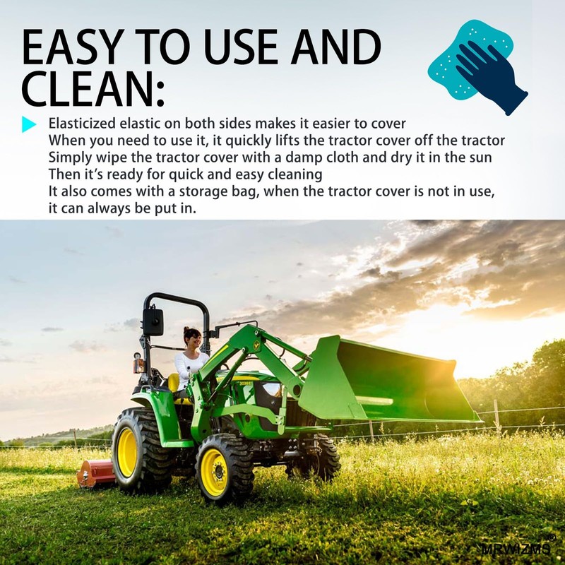 Tractor cover, Tractor covers waterproof heavy duty, New upgraded version,
