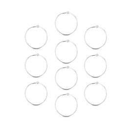 Pack of 20 VERY SMALL & EXTRA THIN 925 Sterling Silver Nose Rings size 8mm gauge 0.5mm