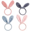 Papierdrachen 4 Rabbit Ears Napkin Rings - Muslin Look -