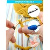 12 Sizes Crochet Hooks Set,55Pcs Ergonomic Crochet Hooks Kit for