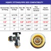 HQMPC Angle Stop Valve, 1/2" Ptc x 1/2" No Lead