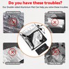 HIKEMAN Reflective Aluminium Camping Mat - Ultralight Aluminium Foil Insulation,